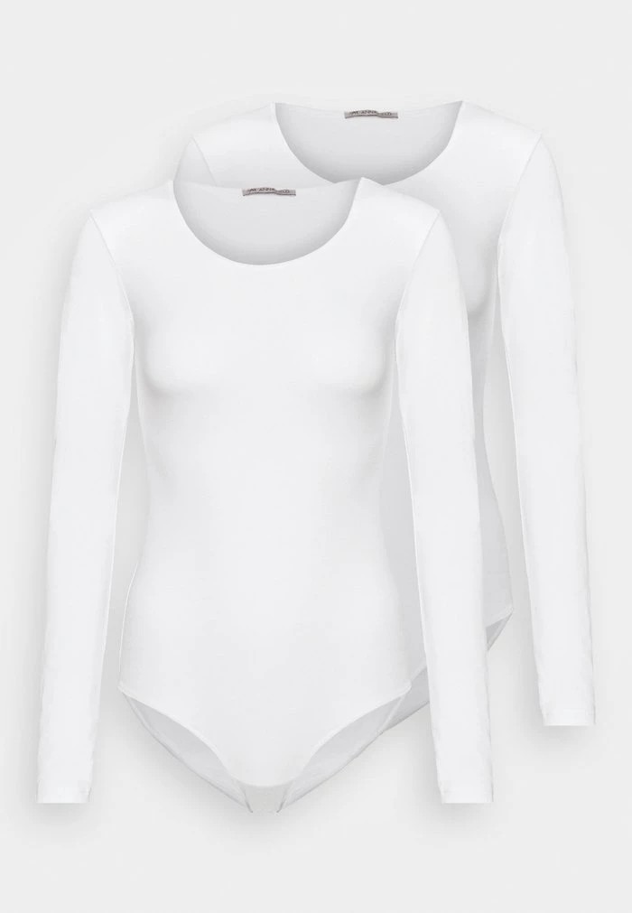 Costumes ANNA FIELD Anna Field Long Sleeve Body 2 Pack Blanche Femme | QRI-3360882